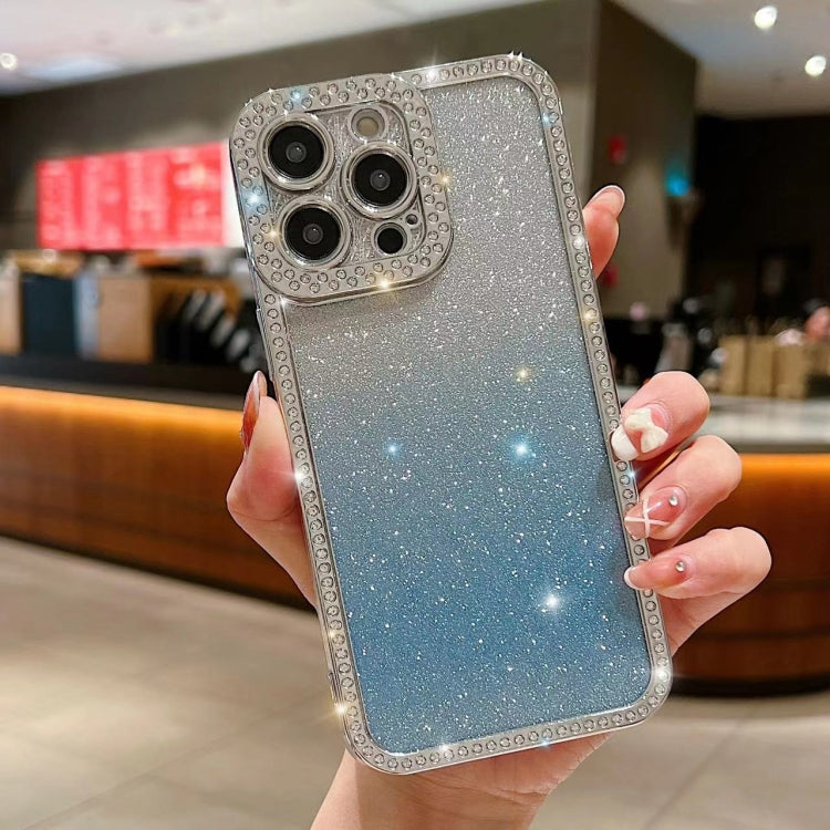 Diamond Gradient Glitter Plated TPU Phone Case