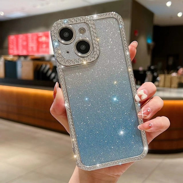 Diamond Gradient Glitter Plated TPU Phone Case