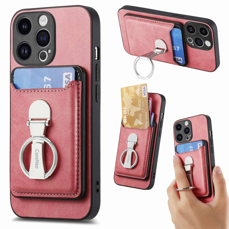 Skin Feel Ring Holder Wallet Magnetic Phone Case