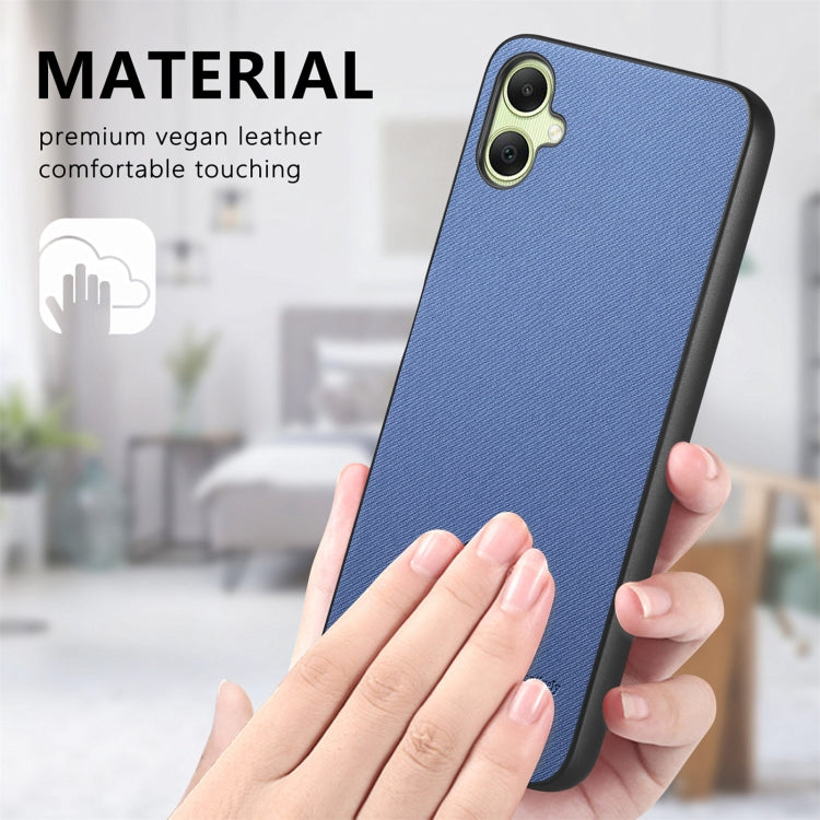 Twill Fabric Leather Skin Back Phone Case, For Samsung Galaxy A05, For Samsung Galaxy A05s, For Samsung Galaxy A25 5G