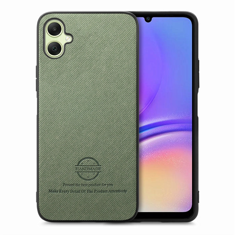 Twill Fabric Leather Skin Back Phone Case, For Samsung Galaxy A05, For Samsung Galaxy A05s, For Samsung Galaxy A25 5G