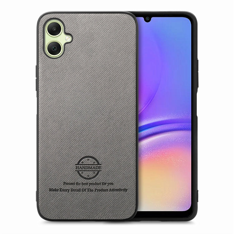Twill Fabric Leather Skin Back Phone Case, For Samsung Galaxy A05, For Samsung Galaxy A05s, For Samsung Galaxy A25 5G