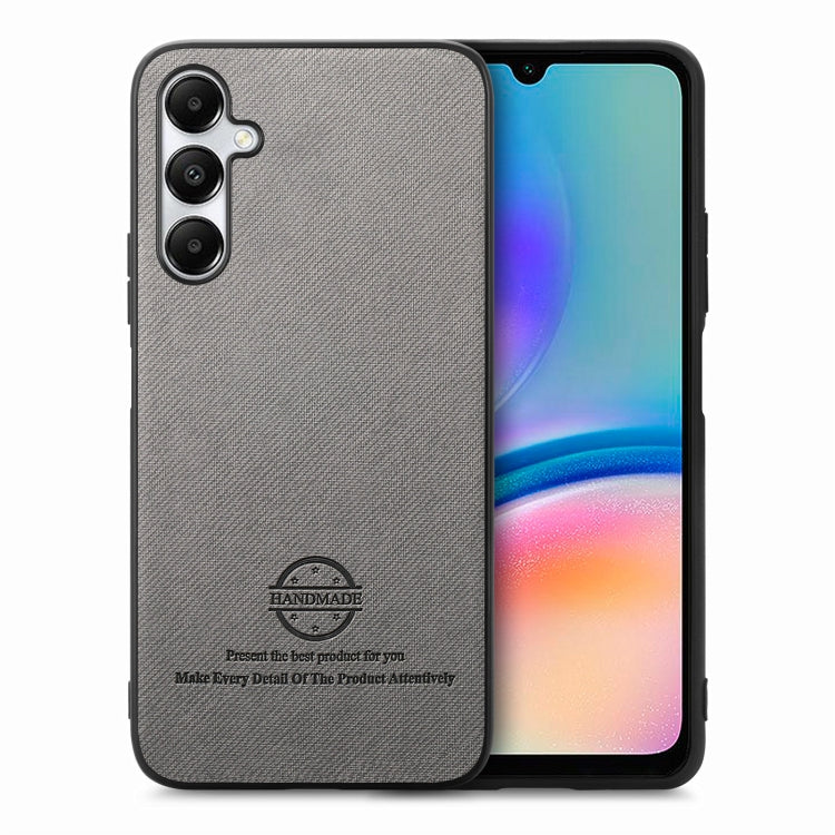 Twill Fabric Leather Skin Back Phone Case, For Samsung Galaxy A05, For Samsung Galaxy A05s, For Samsung Galaxy A25 5G