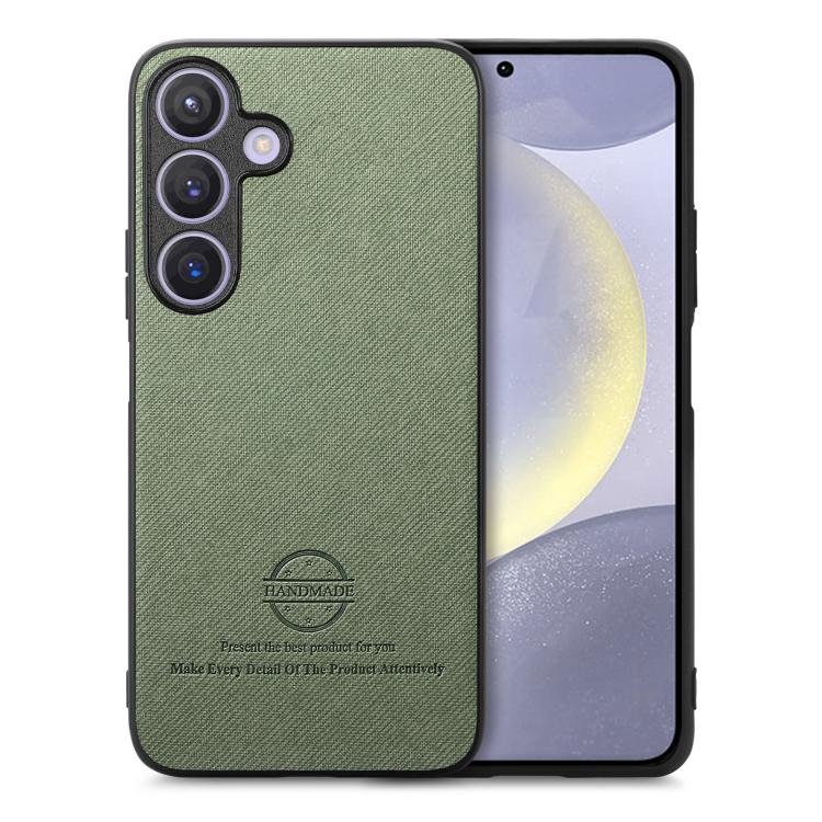 Twill Fabric Leather Skin Back Phone Case, For Samsung Galaxy S25 5G, For Samsung Galaxy S25+ 5G, For Samsung Galaxy S25 Ultra 5G