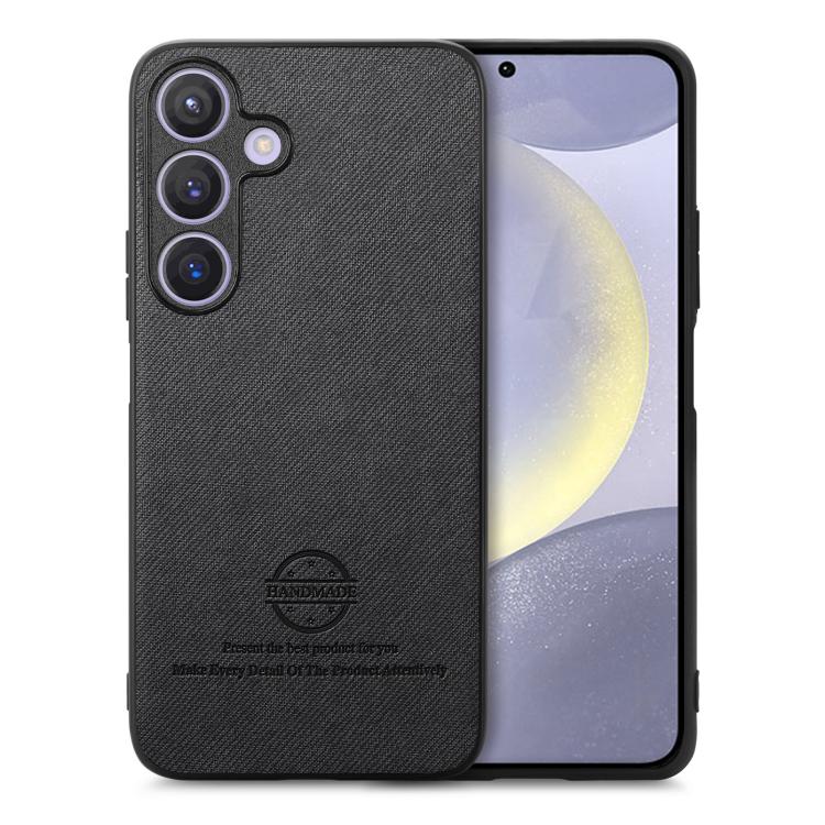 Twill Fabric Leather Skin Back Phone Case, For Samsung Galaxy S25 5G, For Samsung Galaxy S25+ 5G, For Samsung Galaxy S25 Ultra 5G