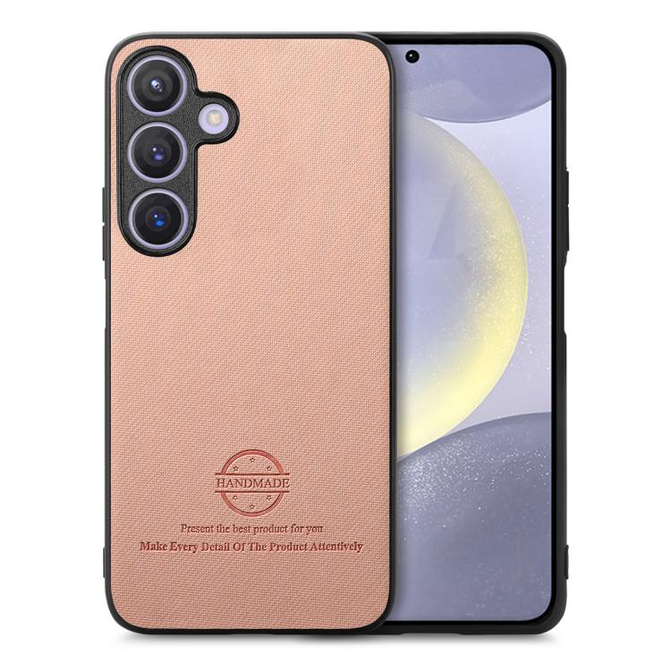 Twill Fabric Leather Skin Back Phone Case, For Samsung Galaxy S25 5G, For Samsung Galaxy S25+ 5G, For Samsung Galaxy S25 Ultra 5G