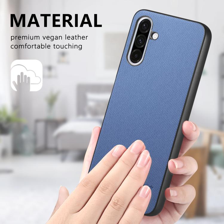 Twill Fabric Leather Skin Back Phone Case, For Samsung Galaxy A56 5G, For Samsung Galaxy A26, For Samsung Galaxy A36