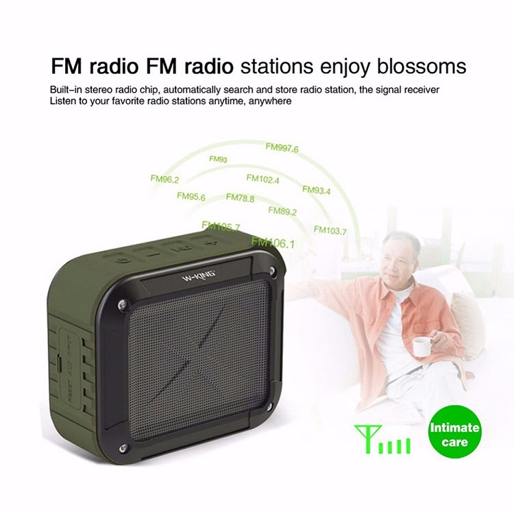 W-KING S7 Mini Wireless Waterproof Loudspeaker With TF/FM/AUX/NFC Bluetooth Bike Speaker