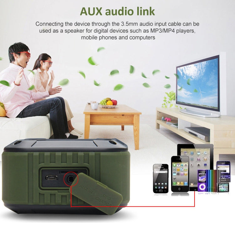 W-KING S7 Mini Wireless Waterproof Loudspeaker With TF/FM/AUX/NFC Bluetooth Bike Speaker