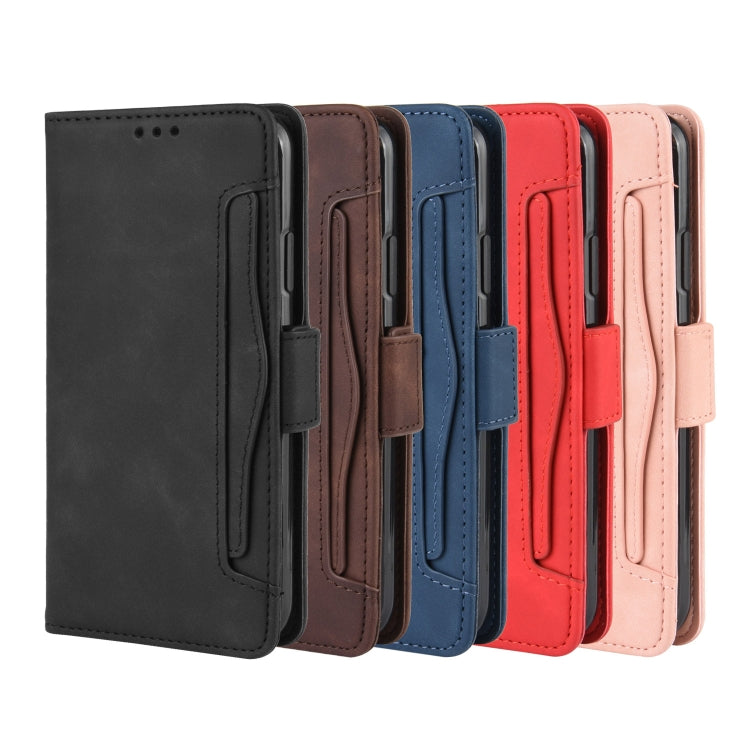 Wallet Style Skin Feel Calf Pattern Leather Case For iPhone XIR 2019 ,with Separate Card Slot
