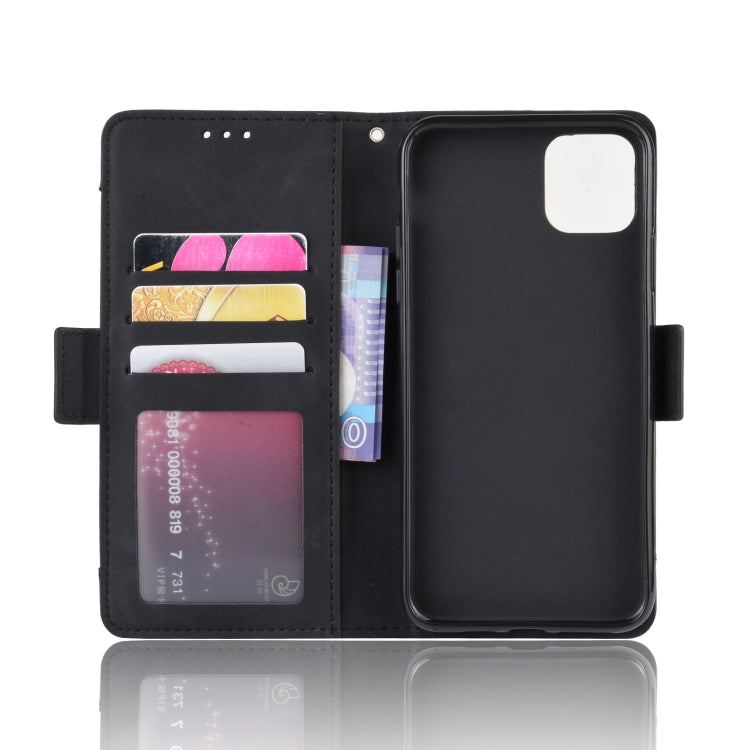 Wallet Style Skin Feel Calf Pattern Leather Case For iPhone XIR 2019 ,with Separate Card Slot