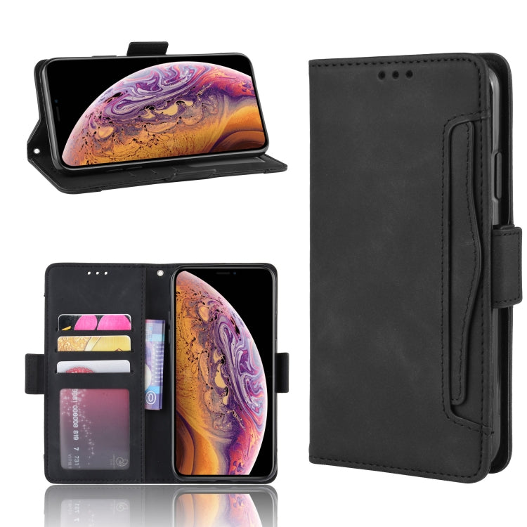 Wallet Style Skin Feel Calf Pattern Leather Case For iPhone XIR 2019 ,with Separate Card Slot