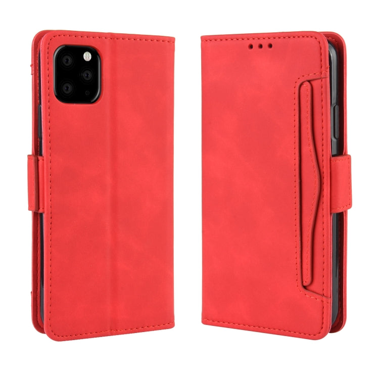 Wallet Style Skin Feel Calf Pattern Leather Case For iPhone XIR 2019 ,with Separate Card Slot