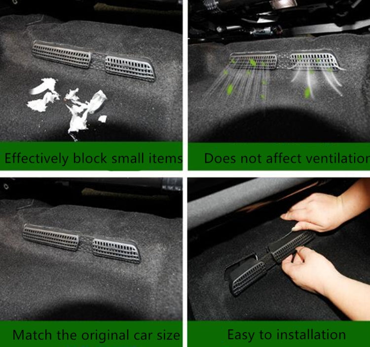 2 PCS Car Air Exhaust Cover Seat Air Outlet Protection Cover for Skoda, Upgraded pair