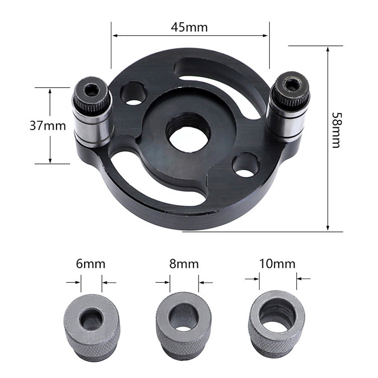 Woodworking Straight Hole Puncher Self-Centering Dowel Splicing Drilling Locator Woodworking Drilling Tool, Style:, Black, Black+7 PCS Drill Bit, Black+7 PCS Drill Bit+60 Wood Tip, Blue, Blue+7 PCS Drill Bit, Blue+7 PCS Drill Bit+60 Wood Tip