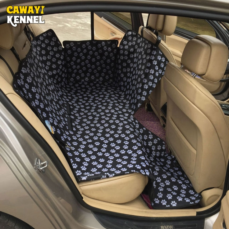 Waterproof Rear Back Pet Dog Car Seat Cover Mats Hammock Protector With Safety Belt, 130x150x38cm