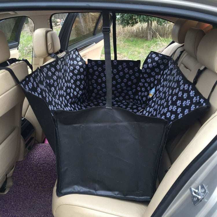 Waterproof Rear Back Pet Dog Car Seat Cover Mats Hammock Protector With Safety Belt, 130x150x38cm