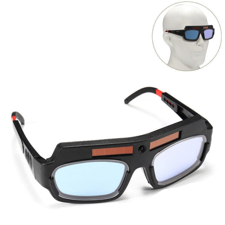 Automatic Dimming Anti-Ultraviolet Anti-Strong Photoelectric Welding Glasses, (White), (Black)