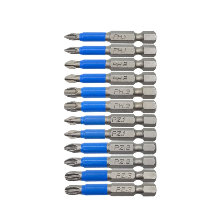 7PCS/set PH2 Strong Magnetic Hand Drill Screwdriver Mouth Anti-Slip Screwdriver Bit, 7PCS/set PH2, 6PCS/set 25mm, 7PCS/set 50mm, 12 PCS/set 50mm