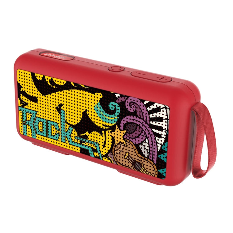 DoRealMe F0 TWS Mini Graffiti Bluetooth Speaker Support FM / TF Card, White, Black, Red, Black Graffiti, White Graffiti, Red Graffiti