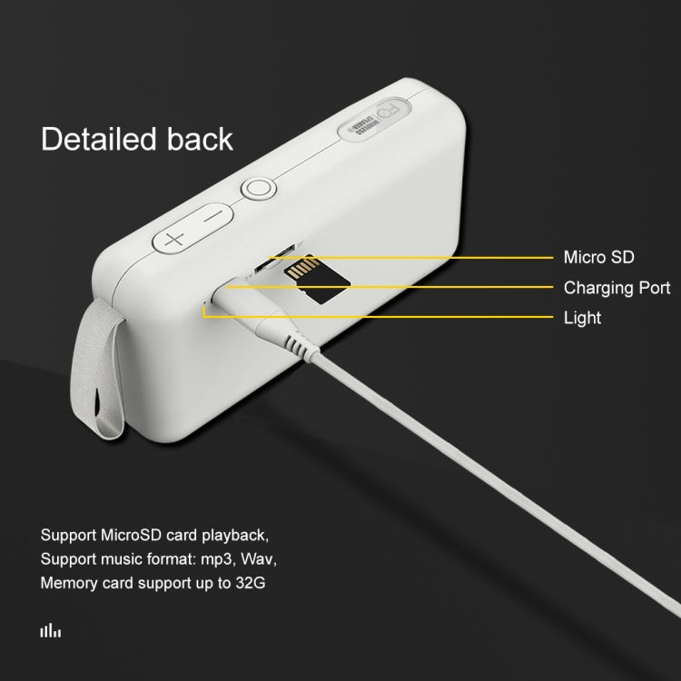 DoRealMe F0 TWS Mini Graffiti Bluetooth Speaker Support FM / TF Card, White, Black, Red, Black Graffiti, White Graffiti, Red Graffiti