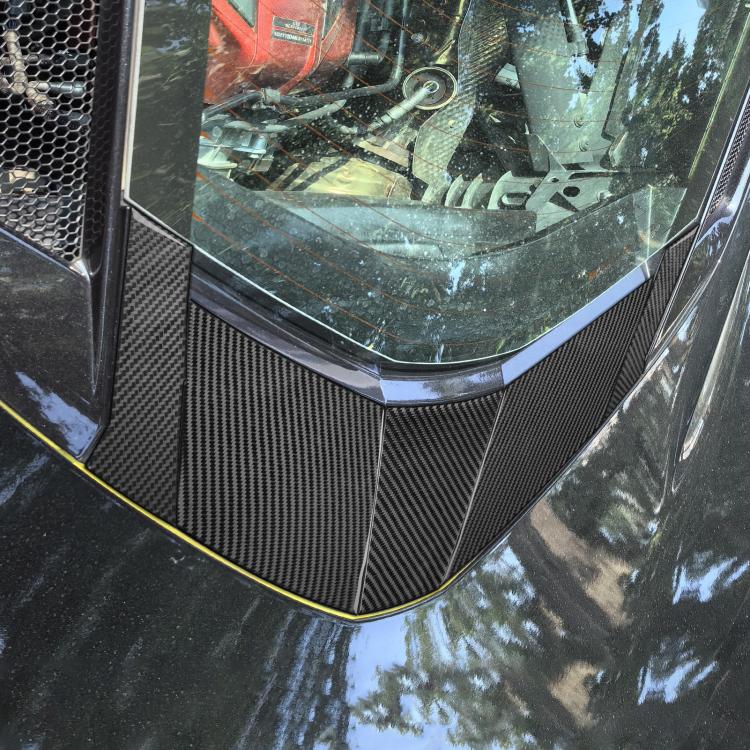 For Chevrolet Corvette C8 5pcs /Set Engine Under-Mount Stickers