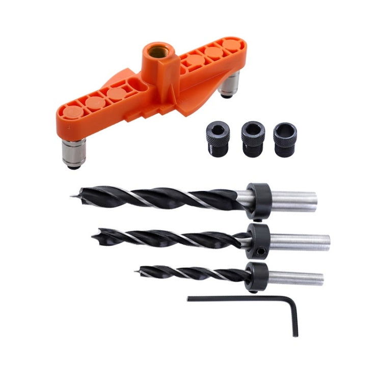 DIY Woodworking Hole Locator Self-Centering Marker, Blue Drill Bit, Orange, Orange Drill Bit