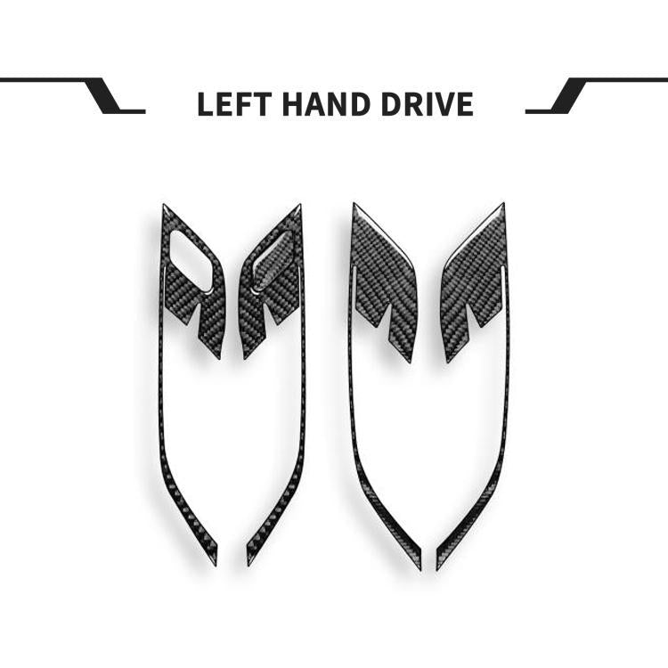 For BMW X1 F48/X2 F39 5pcs /Set Left-Hand Drive Door Handle Frame Sticker, Left-Hand Drive