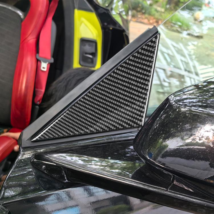 For Chevrolet Corvette C8 4pcs /Set External A-Pillar Decorative Sticker