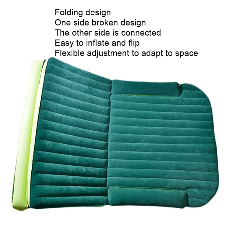 ZQ-418 SUV Rear Trunk Inflatable Bed Cushion Travel Universal Air Bed, Blue Black