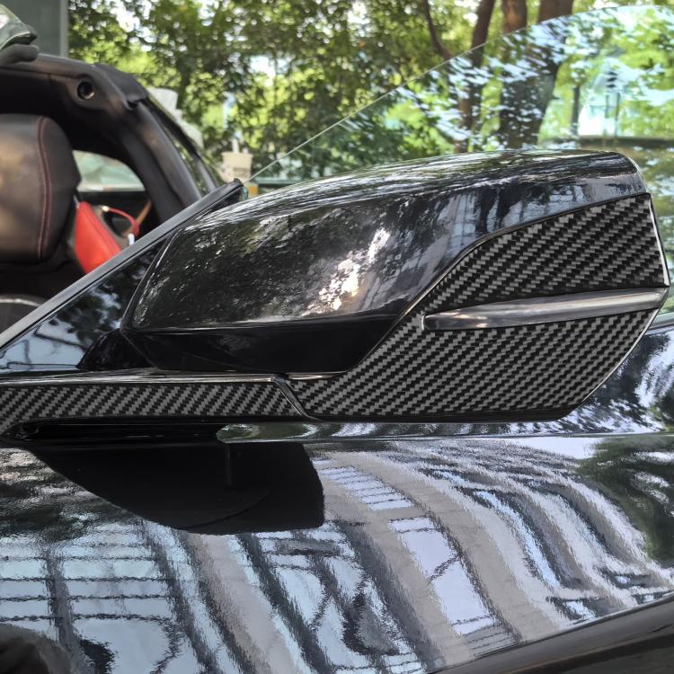 For Chevrolet Corvette C8 4pcs /Set Left-Hand Drive Rearview Mirror Anti-Scratch Stickers, Left-Hand Drive