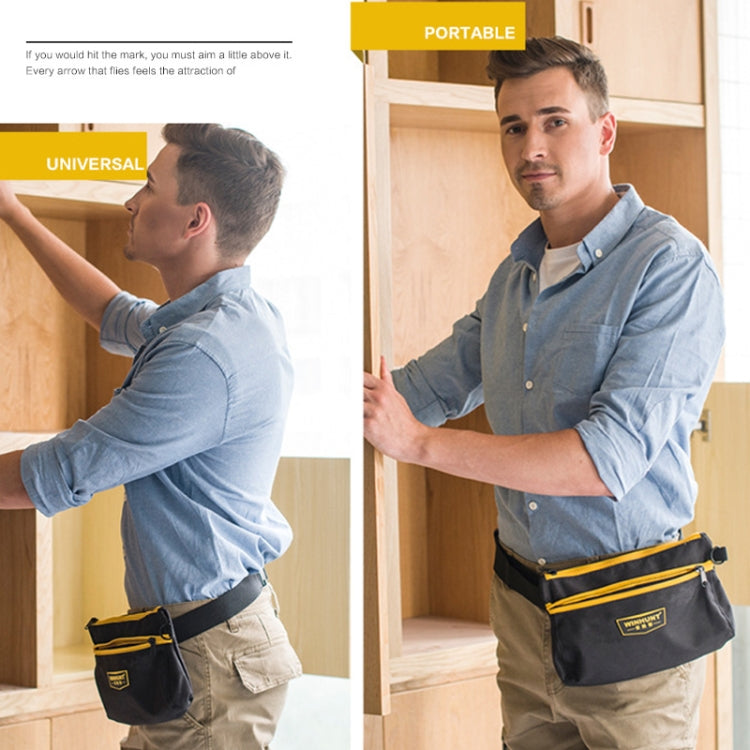 WINHUNT WH017 Multi-purpose Electrician Repair Tool Storage Belt Pouch, WH017
