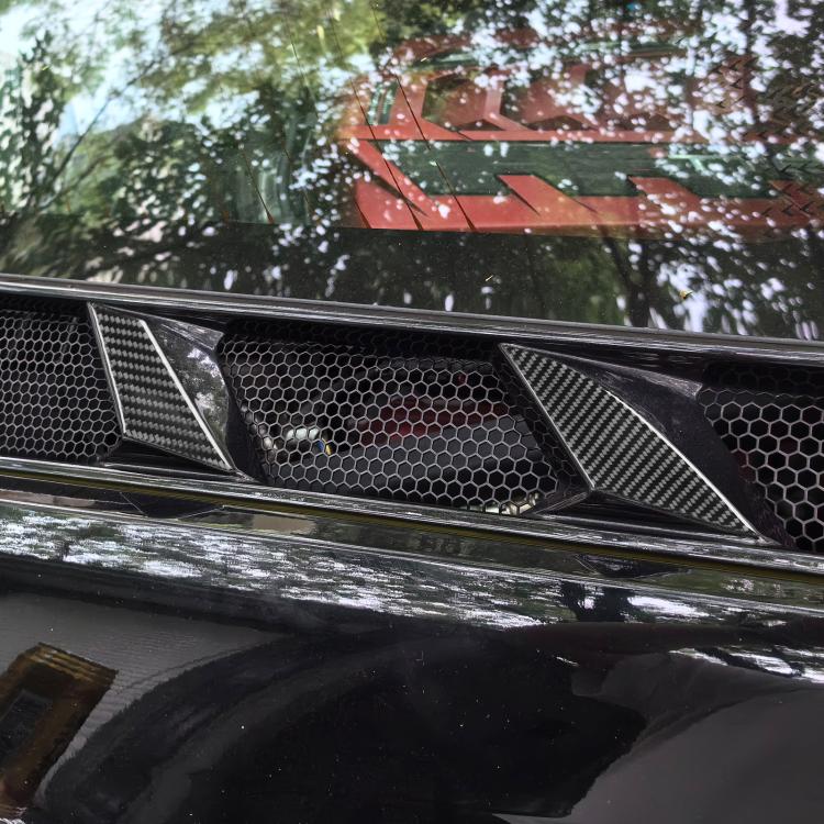 For Chevrolet Corvette C8 6pcs /Set Engine Side Air Vent Stickers