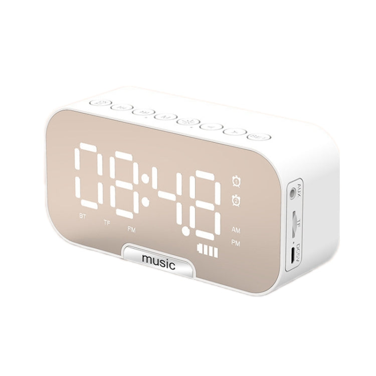 Outdoor Portable Card Bluetooth Speaker Small Clock Radio, Q5 Black 1400mAh, Q5 White 1400mAh