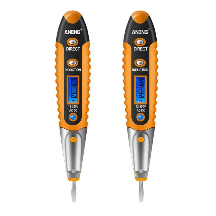 ANENG VD700 2pcs Sound and Light Alarm Non-contact Digital Display Sensor Multi-function Test Pen, Digital Display Pen (Black Red), Digital Display Pen (Yellow Green), Digital Display Pen (Black Yellow)
