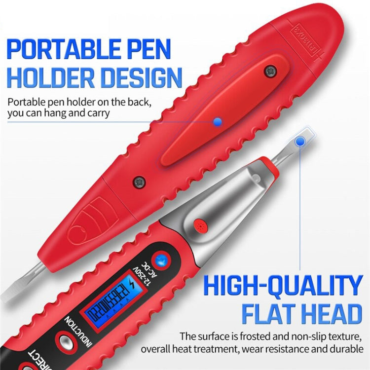 ANENG VD700 2pcs Sound and Light Alarm Non-contact Digital Display Sensor Multi-function Test Pen, Digital Display Pen (Black Red), Digital Display Pen (Yellow Green), Digital Display Pen (Black Yellow)