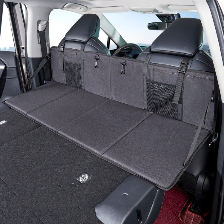 Car Camping Bed Folding Board SUV Rear Row Extension Board For Tesla, Gray, Black, Gray Embossed, Black Embossed
