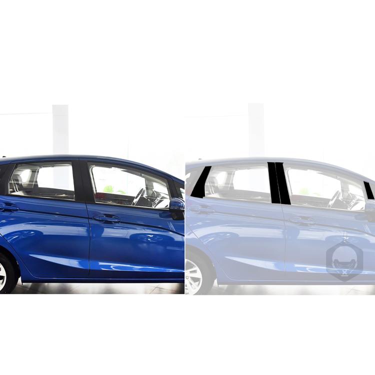 For 2014-2018 Honda Fit 8pcs /Set Universal B-Pillar Decoration Stickers For Left And Right Driving