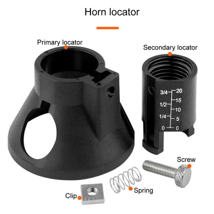 Electric Grinding Locator With 4 Twist Drill + 6 Rotary File Milling Cutter Woodwork Tool for Dremel, 11pcs /Set