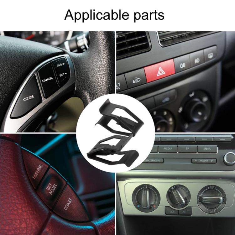 Universal For Car Dashboard Decorative Metal Clips