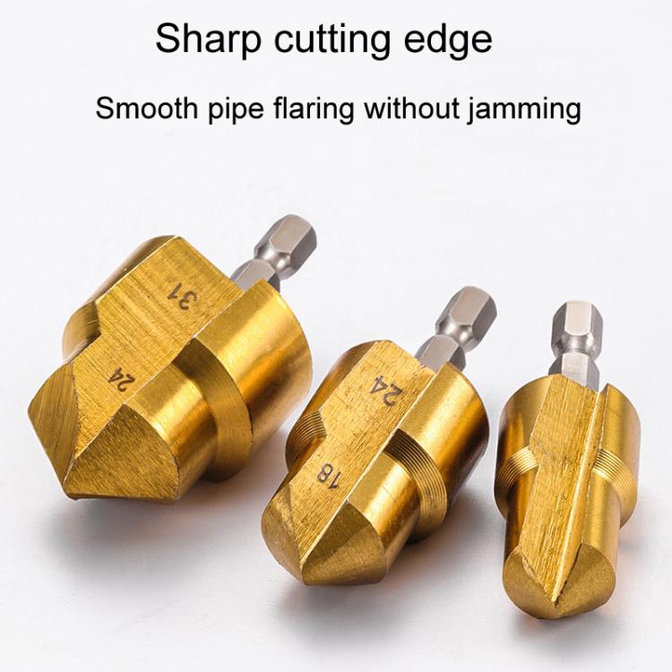 20 / 25 / 32 Hexagonal Shank PPR Step Drill Bits Leak Repairing And Connecting Tools