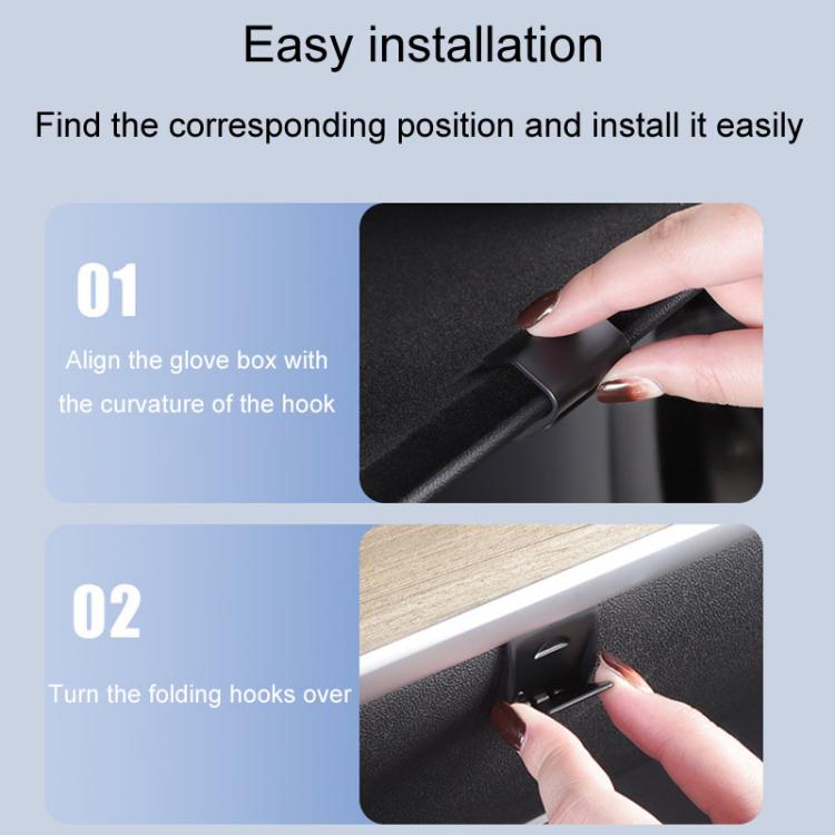 For Tesla New Model 3 / Y Car Passenger Glove Box Hidden Hook