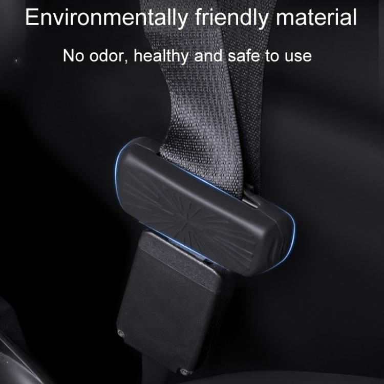 For Tesla Model 3 / Y Car Seat Belt Anti-Collision Silicone Protective Cover