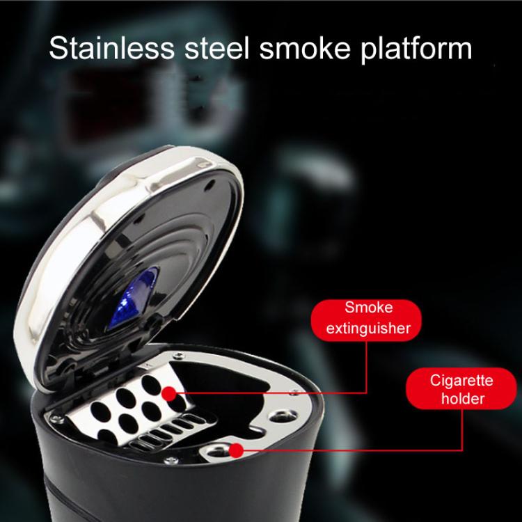 N09A Car Removable Cigarette Ashtray With Light And Lid