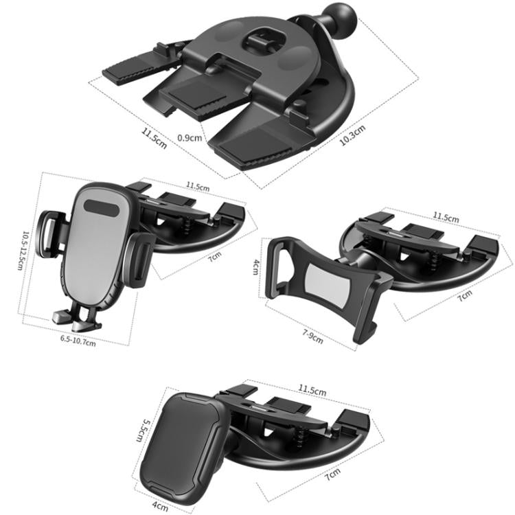 Car CD Slot Navigation Mobile Phone Holder