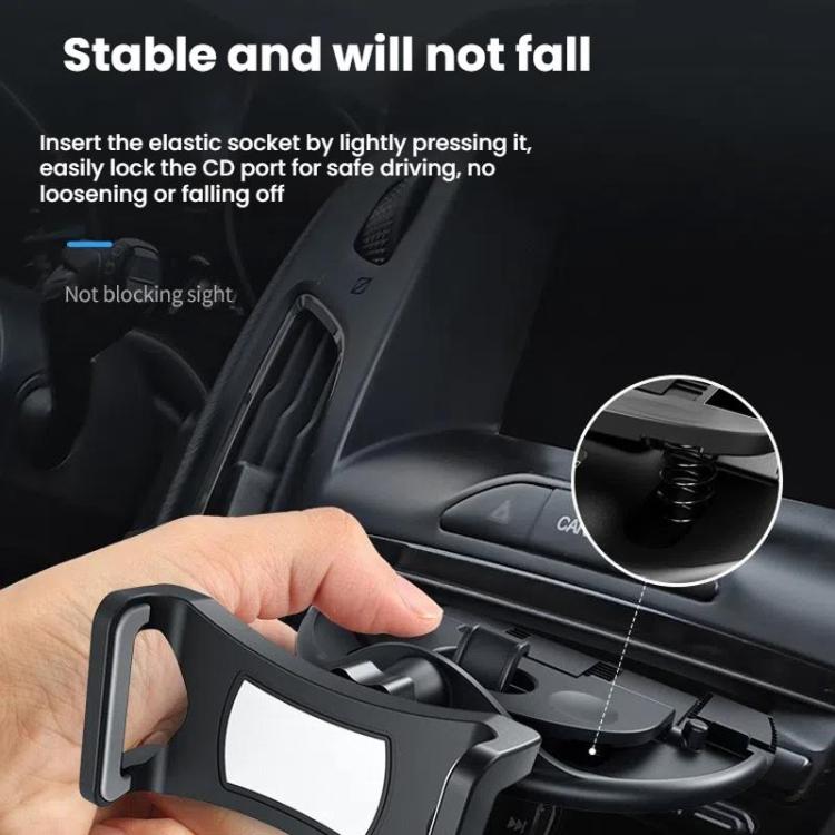 Car CD Slot Navigation Mobile Phone Holder