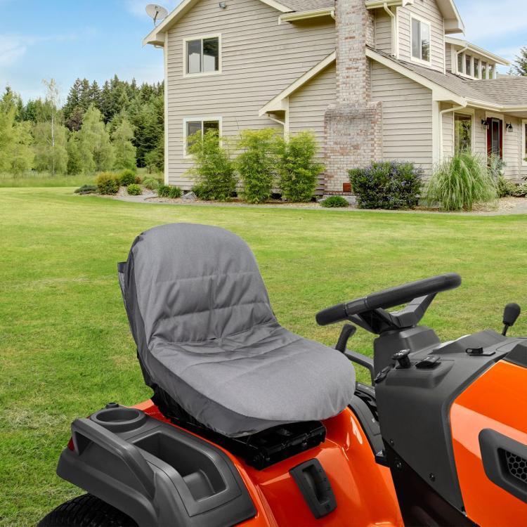 Tractor Lawn Mower Oxford Cloth Seat Cover, Gray