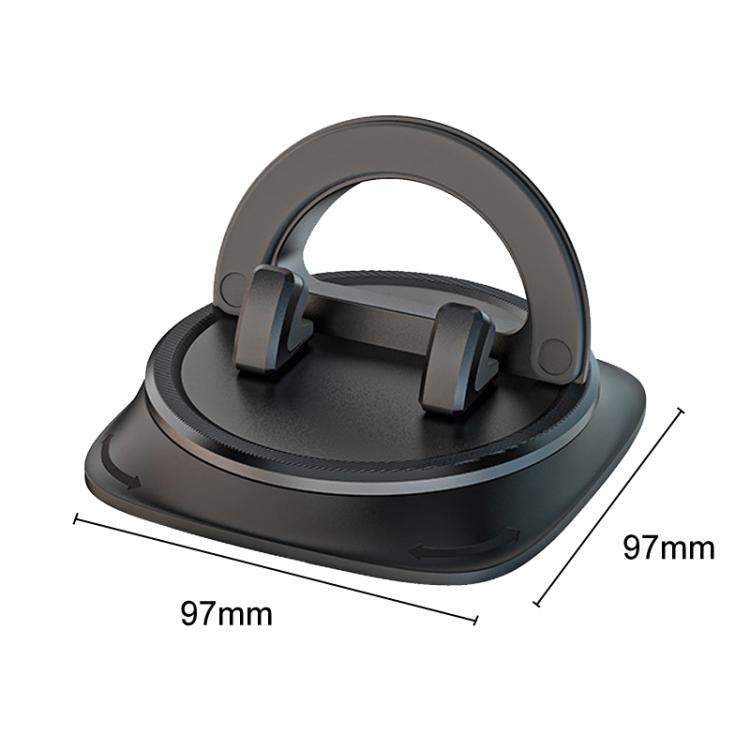 Car Center Console Fixed Navigation Phone Holder Installation-Free Snap-On Phone Support Bracket, Z12
