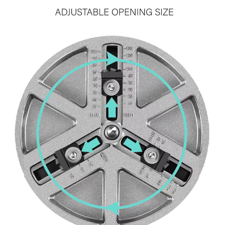 Woodworking Multi-Function Adjustable Hole Opener Gypsum Board Plastic Hole Punching Tool