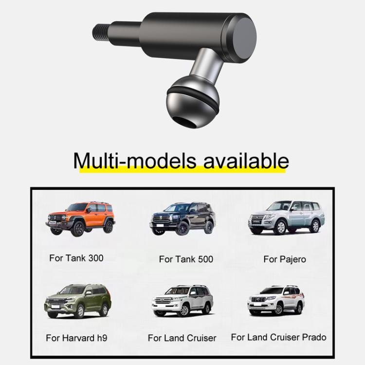 For Tank 300 / Tank 500 / Pajero / Land Cruiser / Land Cruiser Prado A-Pillar Handle Fixed Cell Phone Holder